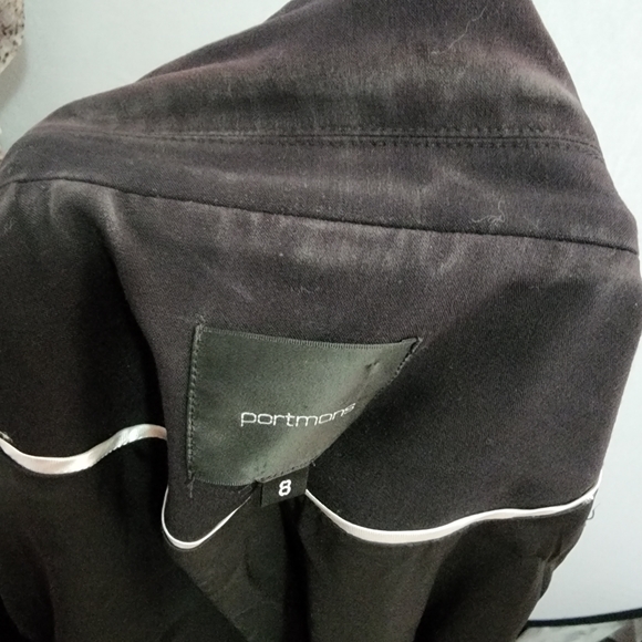 Aus8 Portmans Black Single Button Blazer Jacket - Picture 14 of 16